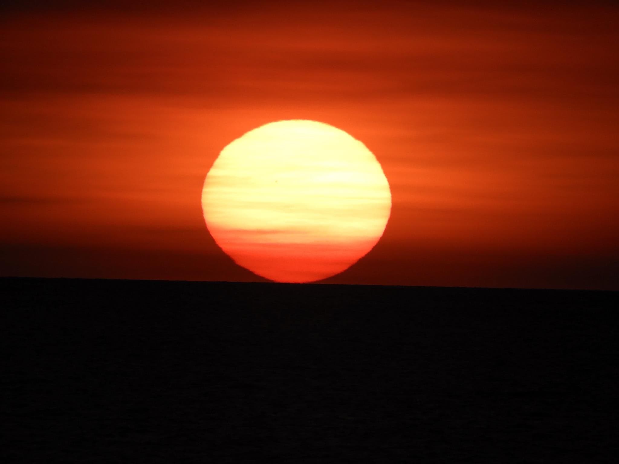 Photo that looks like Aboriginal flag